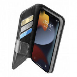 Cellularline Book Agenda - iPhone 13 Pro Eleganza e funzionalità in un’unica soluzione - con tecnologia antibatterica