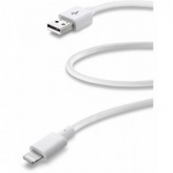 Cellularline USB DATA CABLE MEDIUM - Lightning Cavo USB da 60cm Bianco