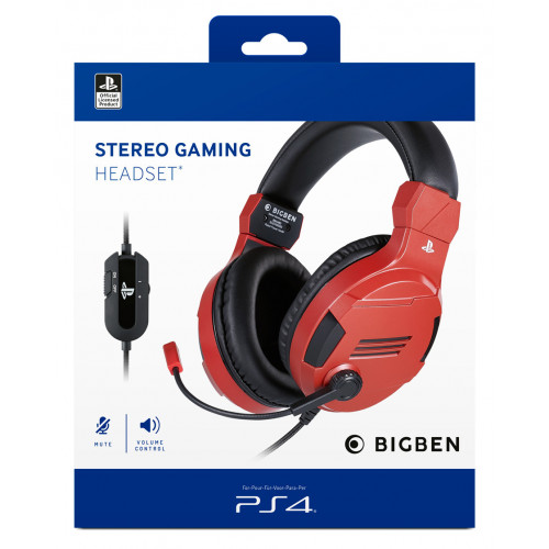 Bigben Interactive PS4OFHEADSETV3R cuffia e...