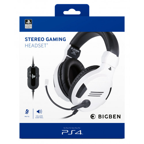 BIG BEN PS4OFHEADSETV3WHITE cuffia e auricolare...