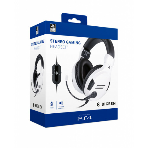 BIG BEN PS4OFHEADSETV3WHITE cuffia e auricolare...