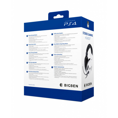 BIG BEN PS4OFHEADSETV3WHITE cuffia e auricolare...