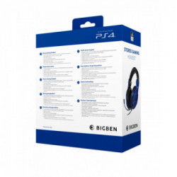 Bigben Interactive PS4OFHEADSETV3G Cuffia Padiglione auricolare Connettore 3.5 mm Blu