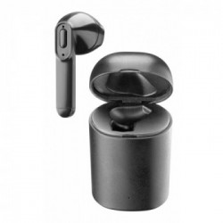 Cellularline Power Capsule Auricolare mono Bluetooth® con custodia di ricarica Nero
