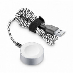 Cellularline Power Dock - Apple Watch Kit per la ricarica di Apple Watch Grigio/Nero