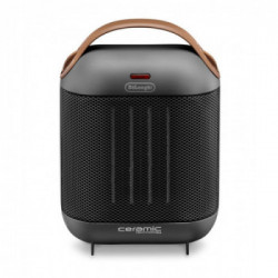 DeLonghi HFX30C18.AG Riscaldatore ambiente elettrico con ventilatore Interno Nero, Grigio 1800 W