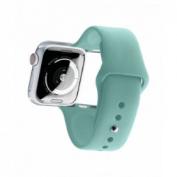 Cellularline Urban Band - Apple Watch 42/44 mm Cinturino in silicone per Apple Watch Verde