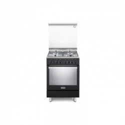 DeLonghi PEMA 64 ED - Cucina a Gas, 4 Fornello(i), 60 cm, Forno Elettrico, 59 Litri, Antracite, Classe A
