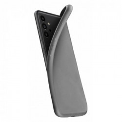 Cellularline Chroma - Galaxy A13 4G Custodia in gomma morbida e colorata Nero