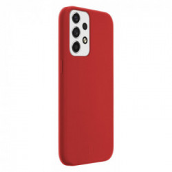Cellularline Sensation - Galaxy A53 5G Custodia in silicone soft touch con tecnologia antibatterica Microban integrata Rosso