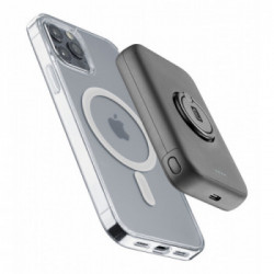 Cellularline Wireless Power Bank MAG 5000 Caricabatterie portatile compatibile con MagSafe Nero