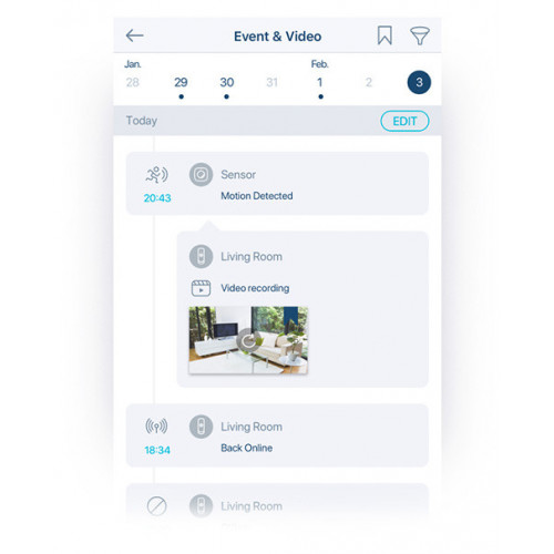 D-Link DCS‑6100LH Telecamera a sensore Interno...