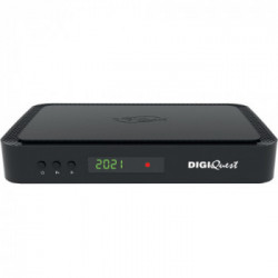 Digiquest RICD1234 set-top box TV Cavo 4K Ultra HD Nero