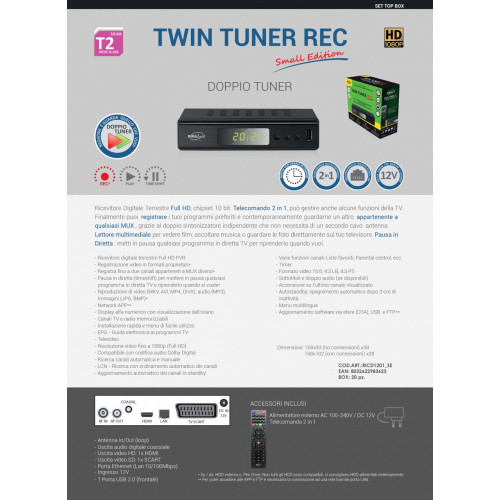 Digiquest Twin Tuner Small Edition Ethernet...