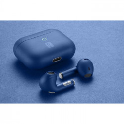 Cellularline CRYSTAL Auricolari Bluetooth® con Environment Noise Cancelling Blu