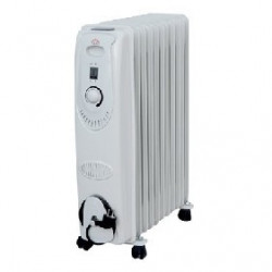 DCG Eltronic RA2809 stufetta elettrica Radiatore Bianco 2000 W