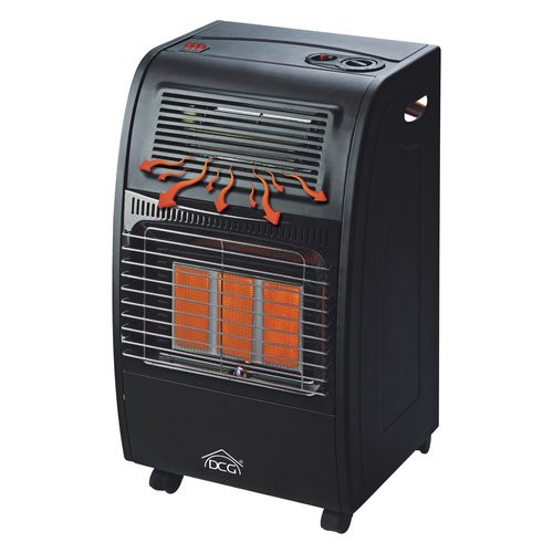 DCG STUFA GAS GH09 INFRAROSSI VENTILATA...