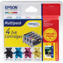 Epson Teddybear Multipack: 4 Ink Cartridges Originale