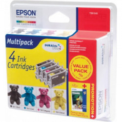 Epson Teddybear Multipack: 4 Ink Cartridges Originale