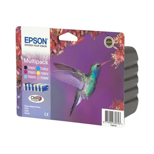 Epson Hummingbird T080740 Multipack Ink...