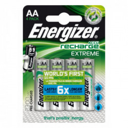 Energizer Accu Recharge Extreme 2300 AA BP4 Batteria ricaricabile Nichel-Metallo Idruro (NiMH)