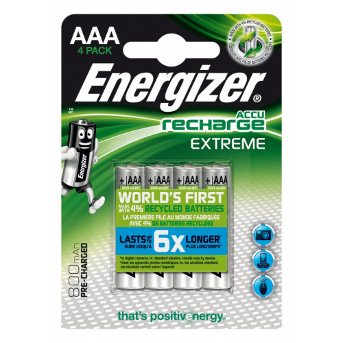 Energizer Accu Recharge Extreme 800 AAA BP4...