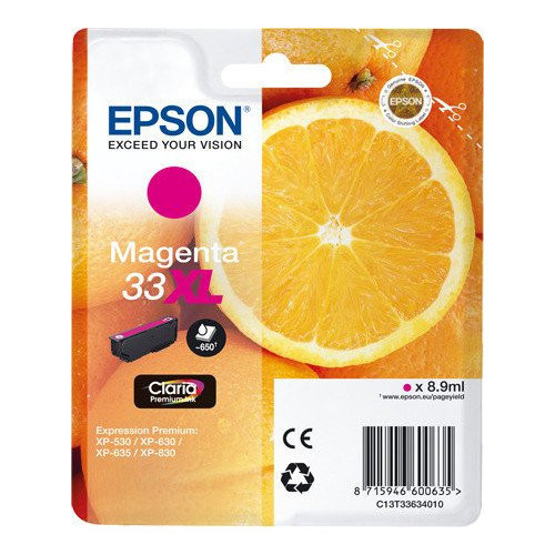 Epson Oranges 33XL M Originale Magenta 1 pezzo(i)