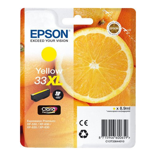 Epson Oranges 33XL Y Originale Giallo 1 pezzo(i)