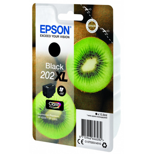 Epson Kiwi Singlepack Black 202XL Claria...
