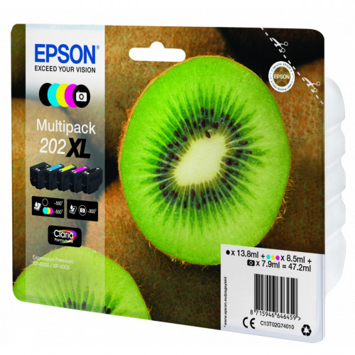 Epson Kiwi Multipack 5-colours 202XL Claria...