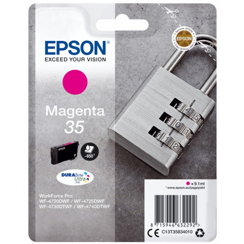 Epson Padlock Singlepack Magenta 35 DURABrite...
