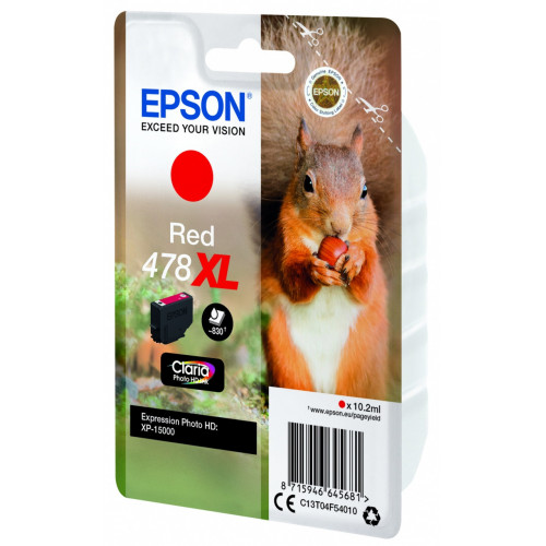 Epson Squirrel Singlepack Red 478XL Claria...
