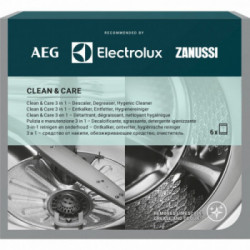 Electrolux M3GCP4006 - Clean and Care per Lavatrice Prodotto 3 in 1 - 6 Buste 