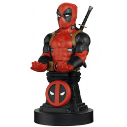 EXG Cable Guys - Deadpool Supporto attivo Telefono cellulare/smartphone, Telecomando Nero, Marrone, Rosso