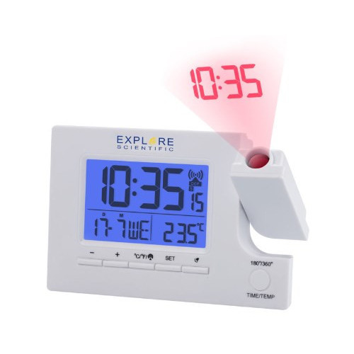 Explore Scientific RDP1003WHT sveglia Sveglia...