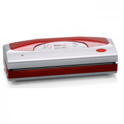 Magic Vac V402PK3 Genius Silver Red - Macchina per Sottovuoto, 300 W, 10 L/min, 800 mbar
