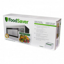 FoodSaver JC4902 - Sacchetti da Sottovuoto Adatti a Cottura in Microonde, 21x24 cm, 16 Pezzi