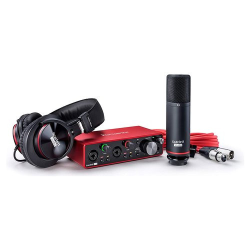 Focusrite Interf.SCARLETT 2i2 Studio:2i2+Mic+Cuff.