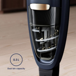 Electrolux WQ71-P50IB scopa elettrica Senza sacchetto 0,3 L Nero, Blu