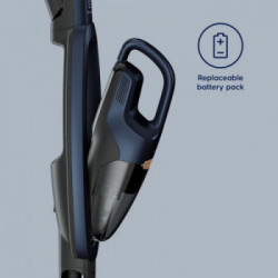 Electrolux WQ71-P50IB scopa elettrica Senza sacchetto 0,3 L Nero, Blu