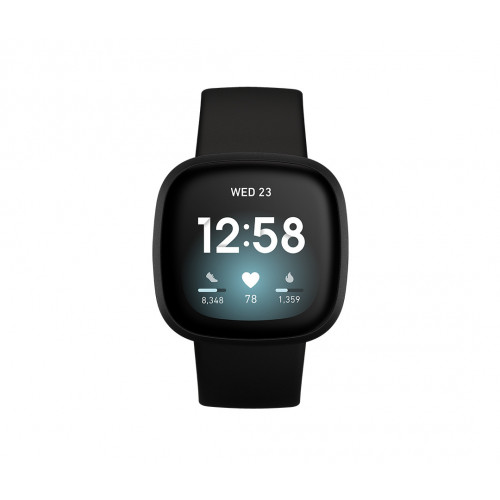 Fitbit Versa 3 AMOLED Nero GPS (satellitare)