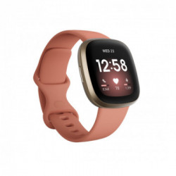 Fitbit Versa 3 AMOLED Oro, Rosa GPS (satellitare)