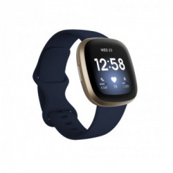 Fitbit Versa 3 AMOLED Blu, Oro GPS (satellitare)
