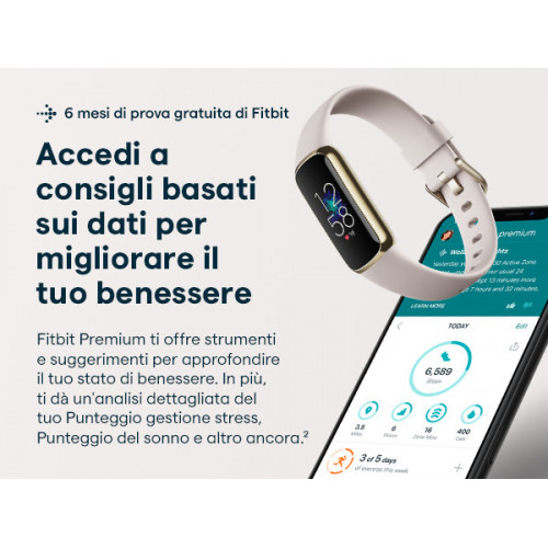 Fitbit Luxe AMOLED Braccialetto per rilevamento...