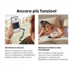 Fitbit Luxe AMOLED Braccialetto per rilevamento di attività Oro, Bianco