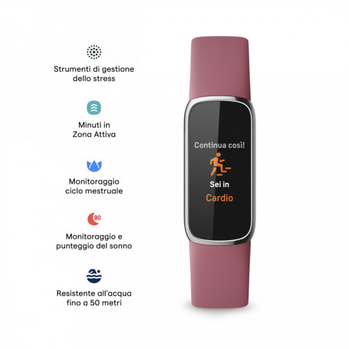 Fitbit Luxe AMOLED Braccialetto per rilevamento...