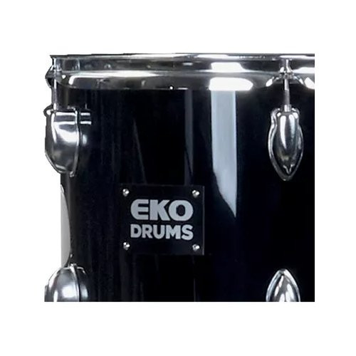 Batteria acustica Eko ED-200 Drum Kit Black 5...