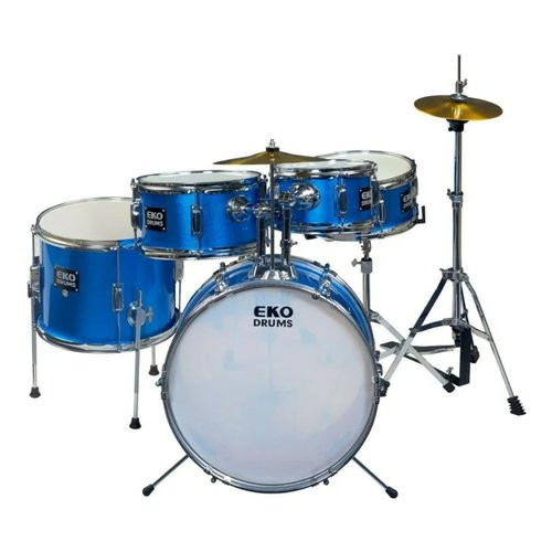 Batteria acustica Eko ED-200 Drum Kit Metallic...
