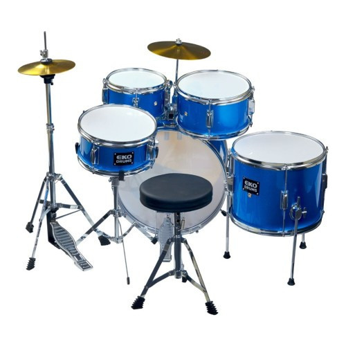 Batteria acustica Eko ED-200 Drum Kit Metallic...