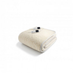 Imetec 16634 Adapto Matrimoniale 100% Lana e Merino - Coperta Termica 150x160 cm